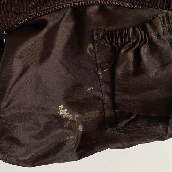 SOLDVintage Y2K brown corduroy shoulder bagSOLD - Picture 6 of 8